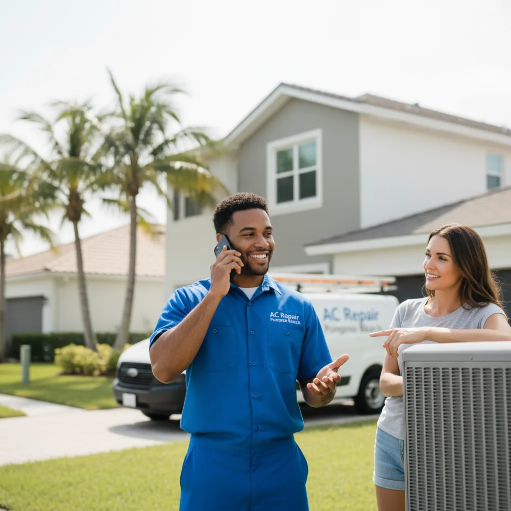 AC Repair Pompano Beach customer support in Wesley